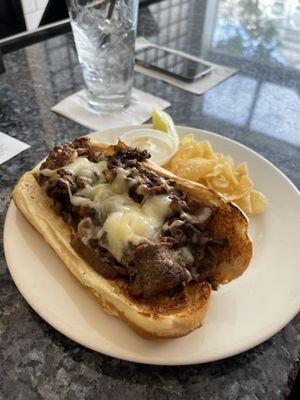 Cheesesteak sandwich