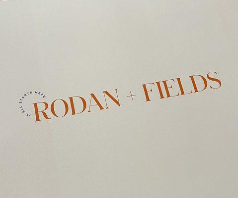 NOW offering Rodan and Fields products !