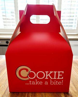 Full of tasty cookie treats. Return your box and get a free cookie with your next order.