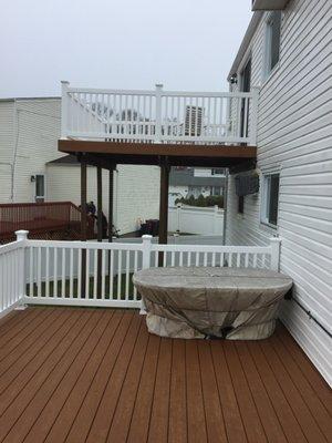 PVC railing