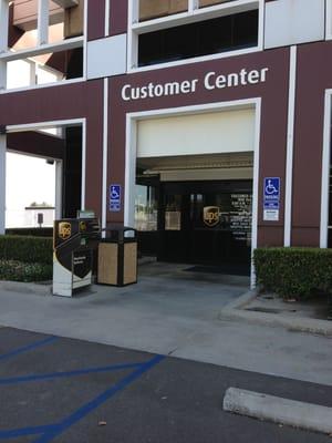 This is a distribution center for UPS, not a UPS store.  This center handles  between 70,000-100,000 packages a day.