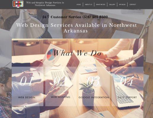 Get affordable web design today!  websiteinarkansas.com -website development, - web hosting, -Google Integration, 24/7 support!