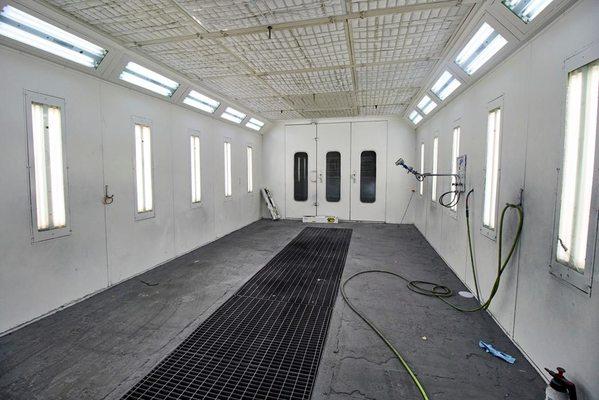 Exterior of Spray Paint Booth