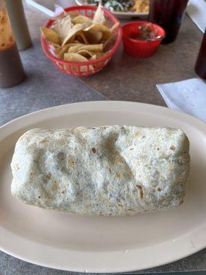 Steak burrito