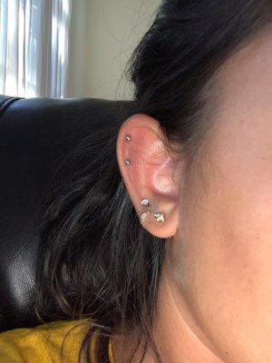 Third lobe piercing