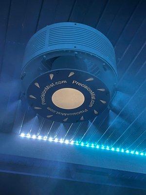 Luxaire Ceiling Mist Fan www.PrecisionMist.com