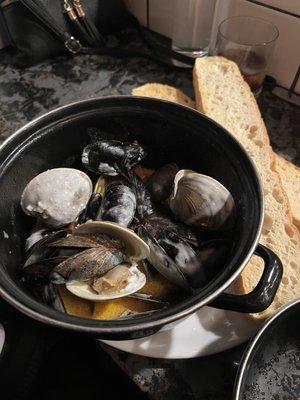 Smoke Kissed Clams & Mussels