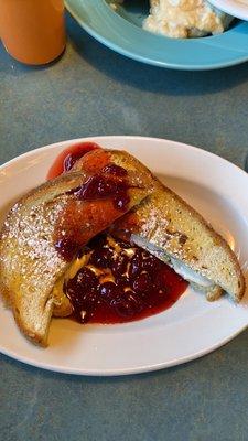 Cherry stuffed French toast