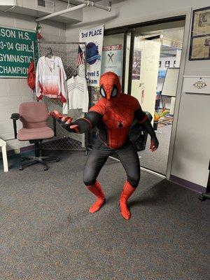 Spiderman at AAG!