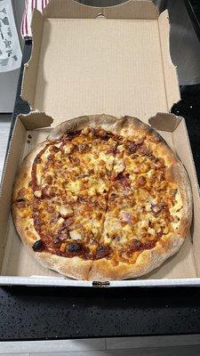 Pizza bbq chicken