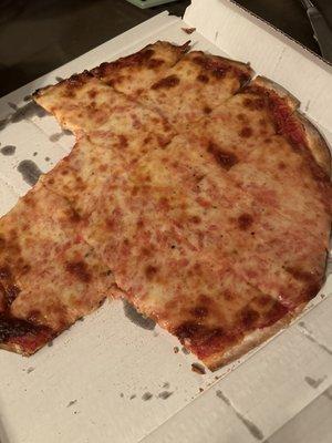 Large cheese pizza