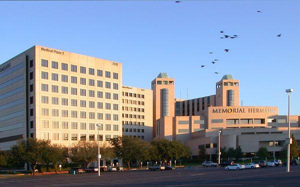 We are located in the Memorial Hermann Southwest Campus in Plaza #2 which is shown in this picture at the left side of the main building.