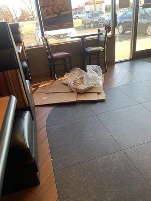 A pile of garbage. The manager proceeded to make the pile and then make my food and then take a break and eat lunch. Smh