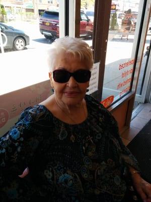 This is my mom Margie 88 yrs ymNone other then Henny made her look like a New Woman... My mom said Henny has  "   "Hands of Gold