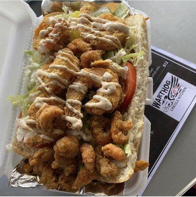 Creole and Shrimp Po'Boy