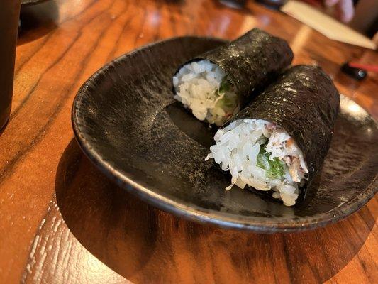 Kani handroll (crab)