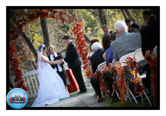 wedding vows at Casa Blanca