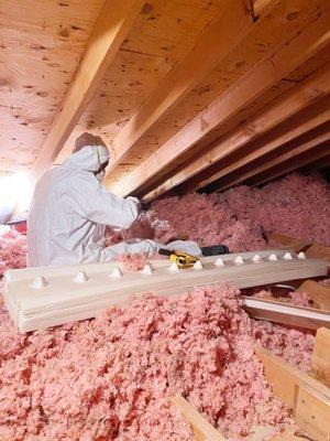 S & E Insulation installation