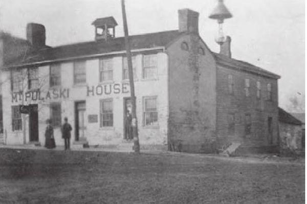 Lawyers on the IL 8th Judicial Circuit boarded here during visits to the Logan Co. seat in Mt. Pulaski:  A. Lincoln, Judge David Davis, ...