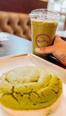 Matcha Cookie Bread, Matcha Espresso