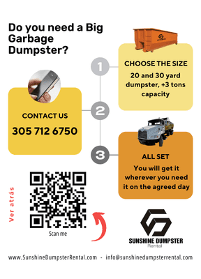 Do you need a Big Garbage Dumpster?