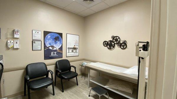 Movie themed Exam Room