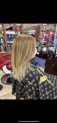 Haircut Long layers by Annie