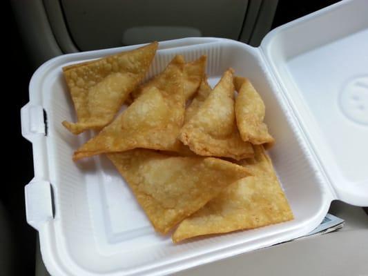 Crab Rangoon were ok... kinda chewy