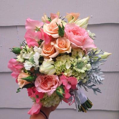 Custom wedding bouquet can be made to order or requested on the spot