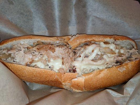 Chicken cheesesteak