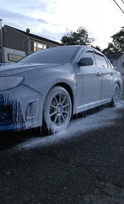 Gorgeous WRX getting a foamy treatment!