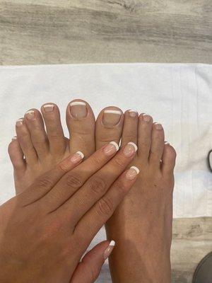 Manicure and pedicure