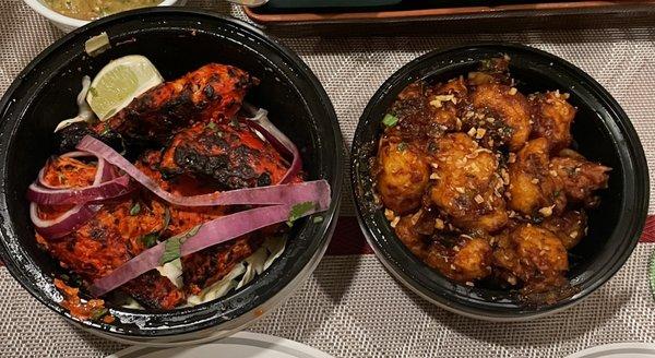 Tandoori Chicken, Gobi Manchurian