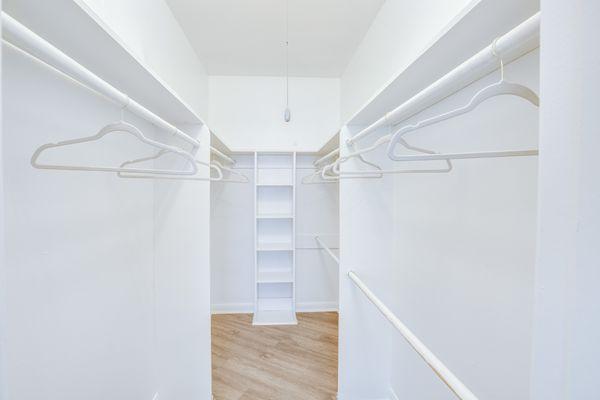 Walk in closets