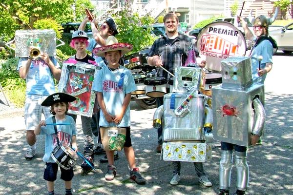 Robot Warriors for the Parade