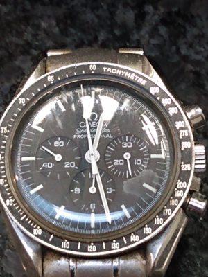 Houston, we have a problem. My balky Omega. I call it the "Apollo 13" Moonwatch. POS.