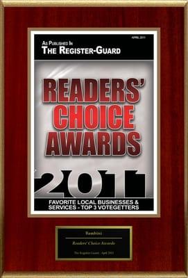 We have WON #1 best kids store 4 years in a row with both the register guard and Eugene weekly!