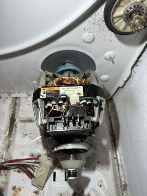 Replacing dryer motor on older whirlpool models