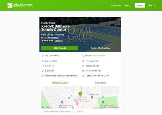 Book your tennis needs on Playbycourt!