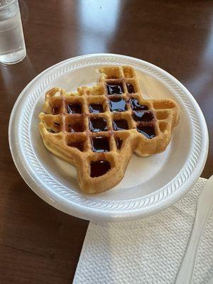 Complimentary breakfast- they had blueberry syrup in addition to the usual maple.