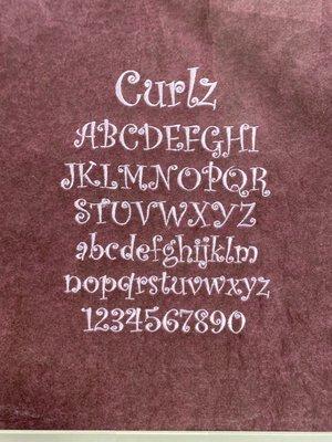 Curlz font