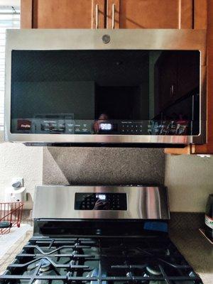 Installation of microwave