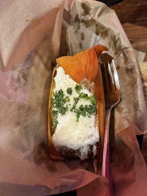 Pork Tamale!  Phenomenal