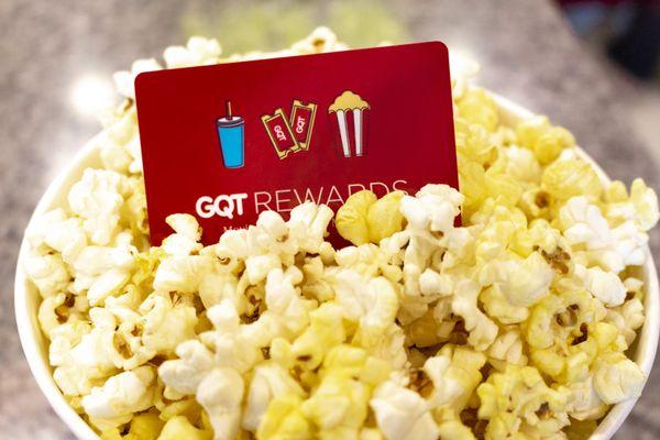 GQT Rewards gives discounts on concessions!