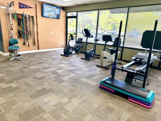 Light and bright gym space at Tice Valley Physical Therapy