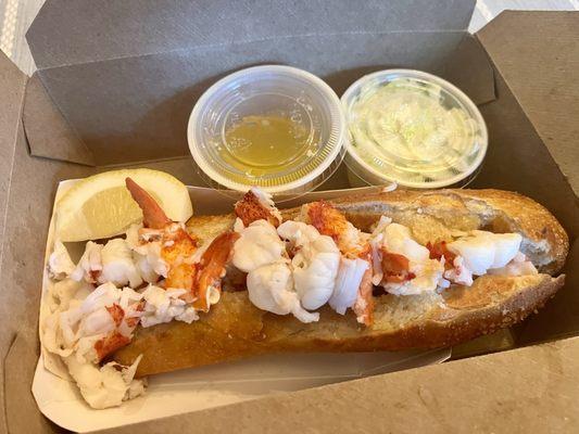 Lobster roll ($35ish MP in August 2024)