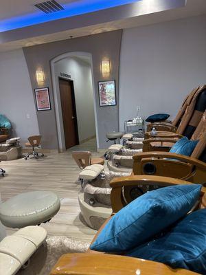 Pedicure section