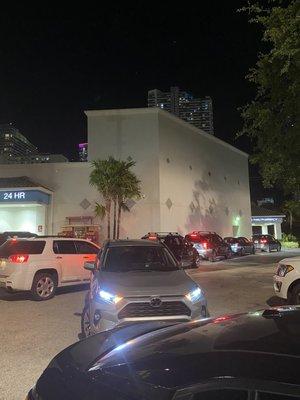 Drive thru line! Customers were coming inside to complain... and no one from the staff seemed to care.