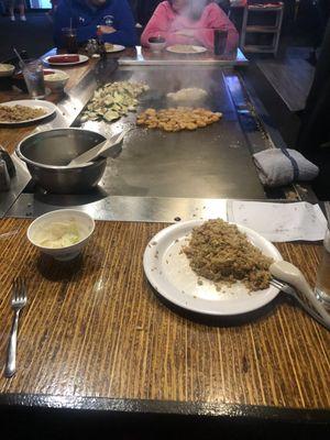 Hibachi table