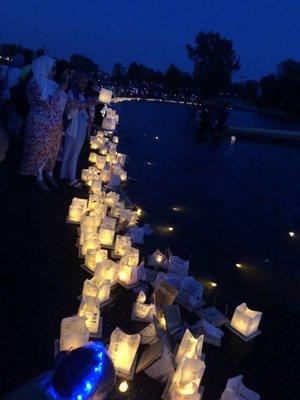 Lanterns washed upon shore